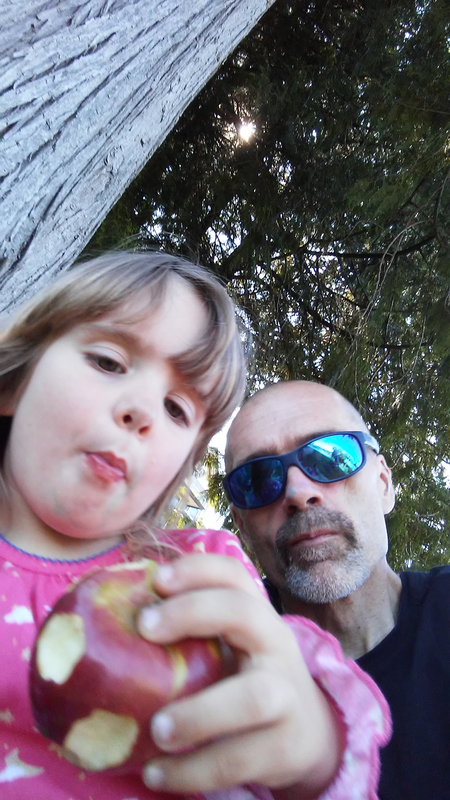 Me and Molly under the tree