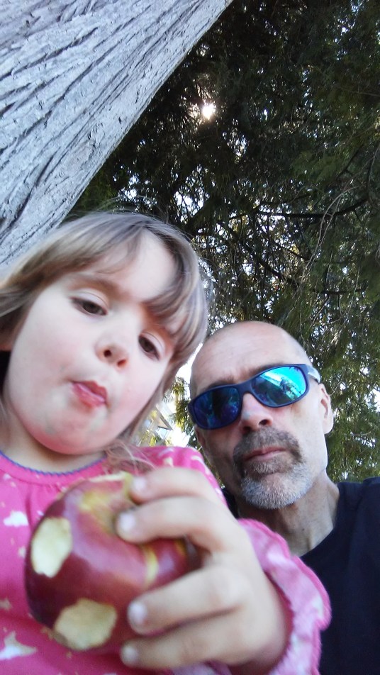 Me and Molly under the tree